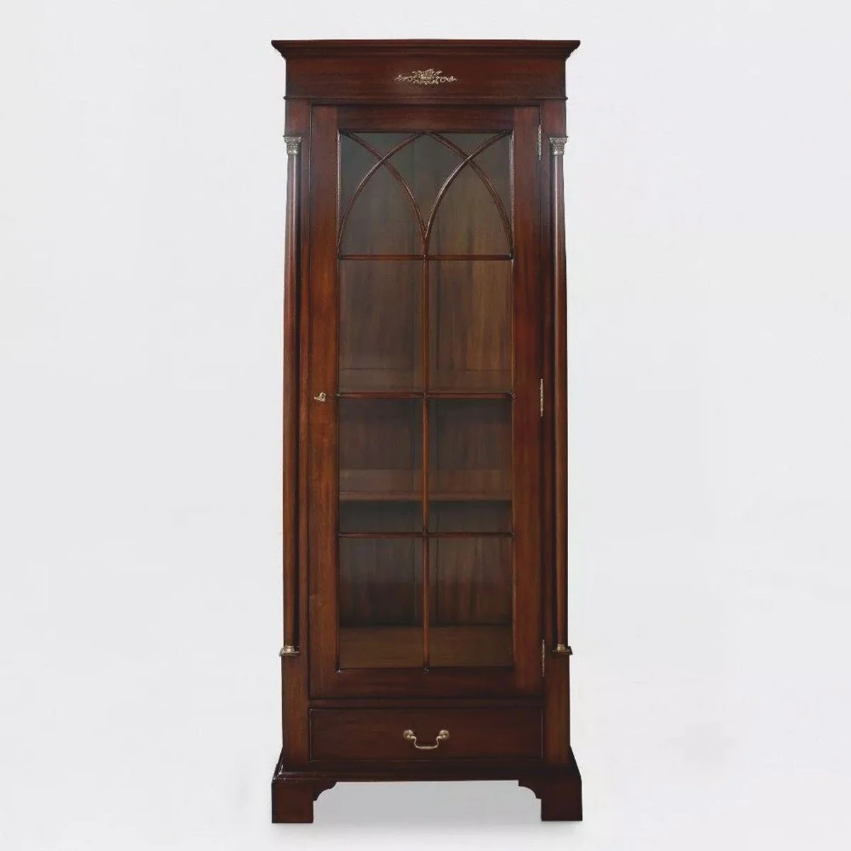 Casa Padrino vitrina barroco de lujo marr¨®n oscuro A. 189 cm - Muebles barrocos