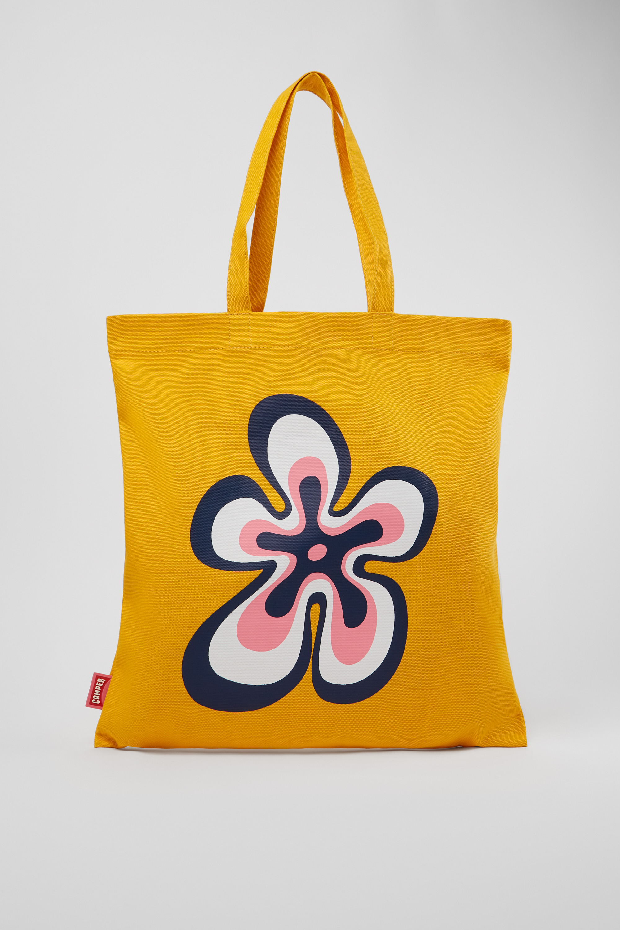 ConMigo - Orange recycled cotton tote bag