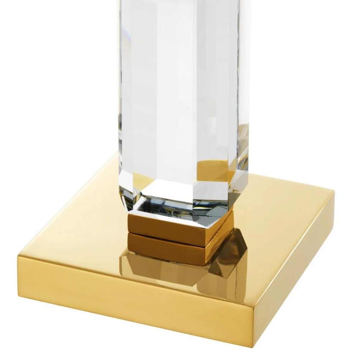 Casa Padrino luxury candle holder set of 3 gold - Luxury Crystal Glass Accessories