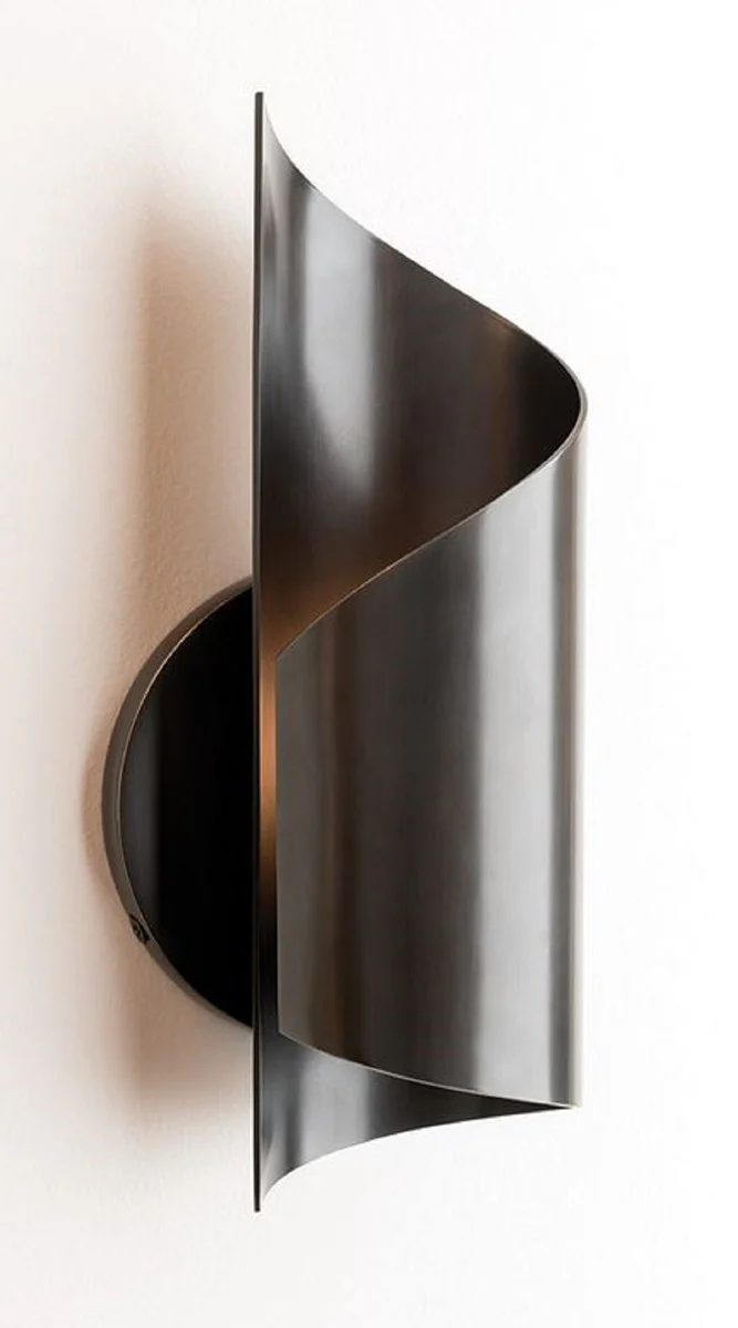 Casa Padrino l¨¢mpara de pared LED de lujo bronce antiguo 12,04 x 9,53 x A. 24,77 cm - L¨¢mpara de pared de sal¨®n - L¨¢mpara de pared de hotel - L¨¢mpara de pared de restaurante - Luces de lujo