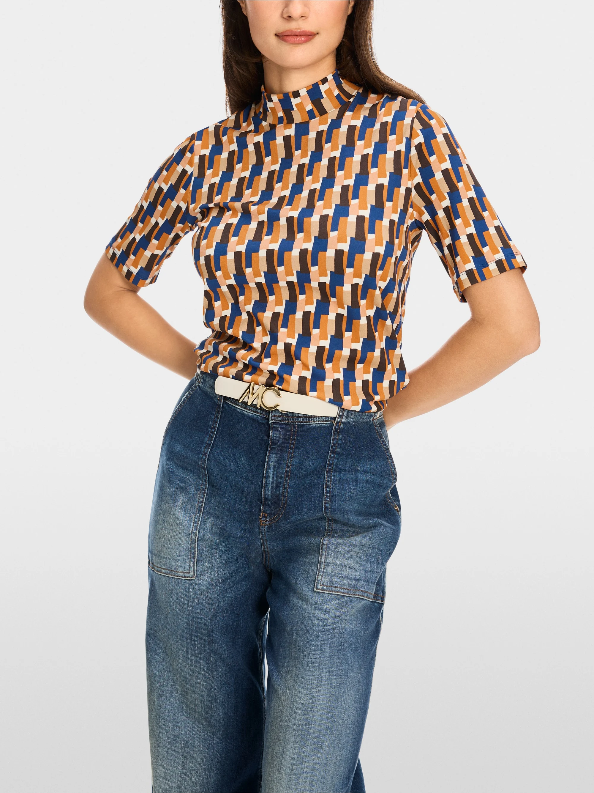 Marc-Cain Artsy T-shirt in a fitted cut