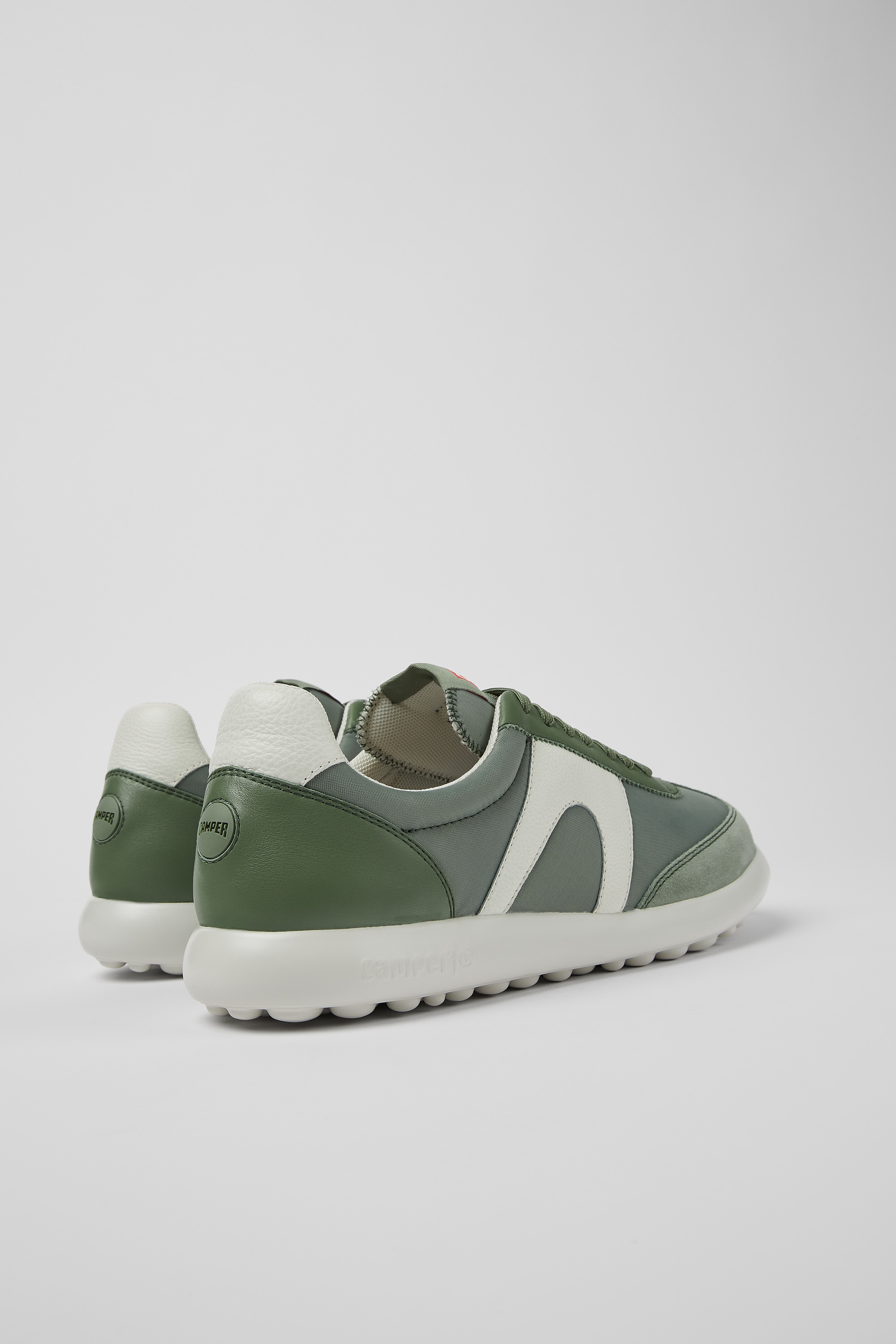 Pelotas XLite - Green textile and leather sneakers for men