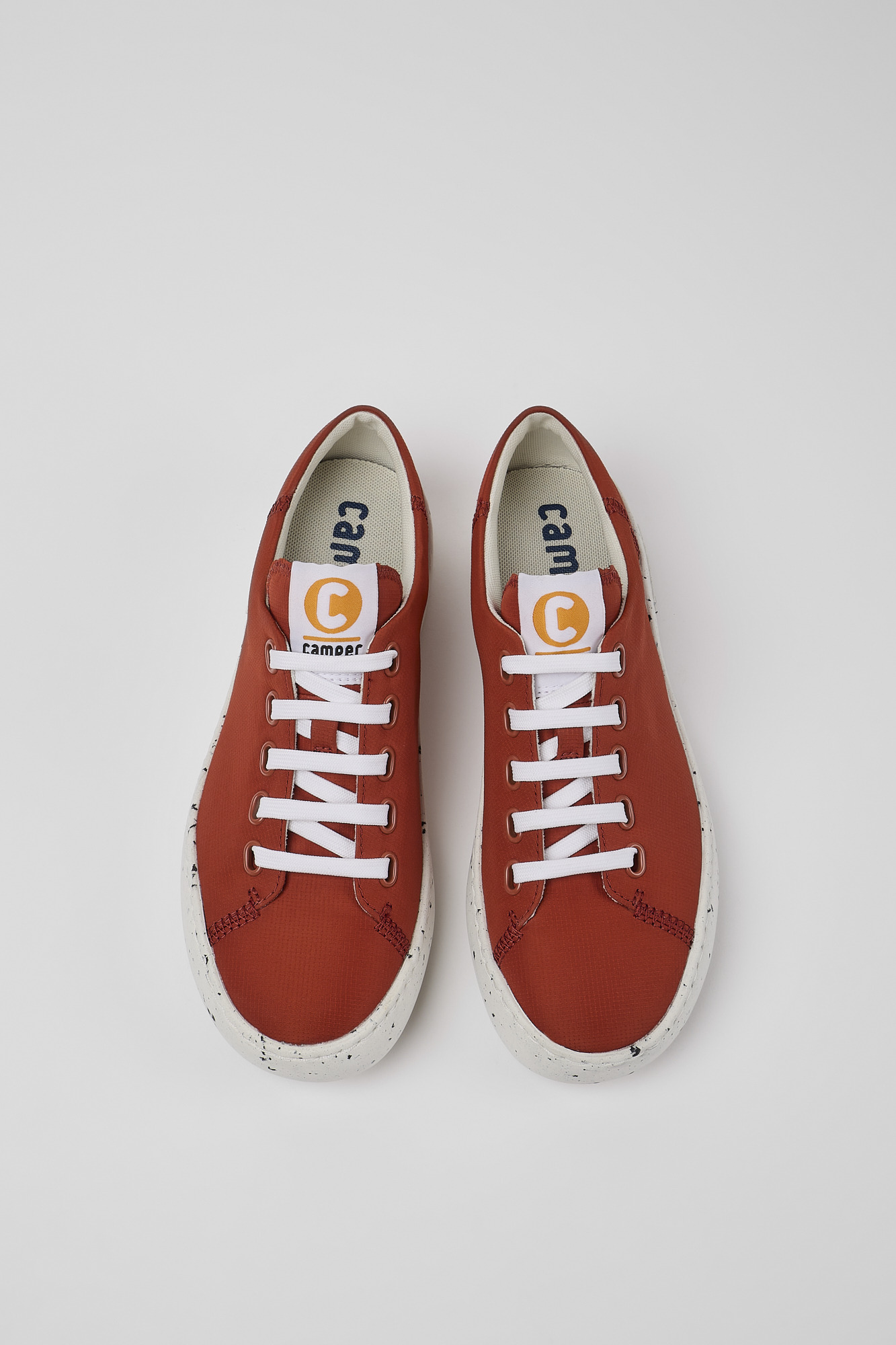 Peu Touring - Red recycled PET sneakers for women
