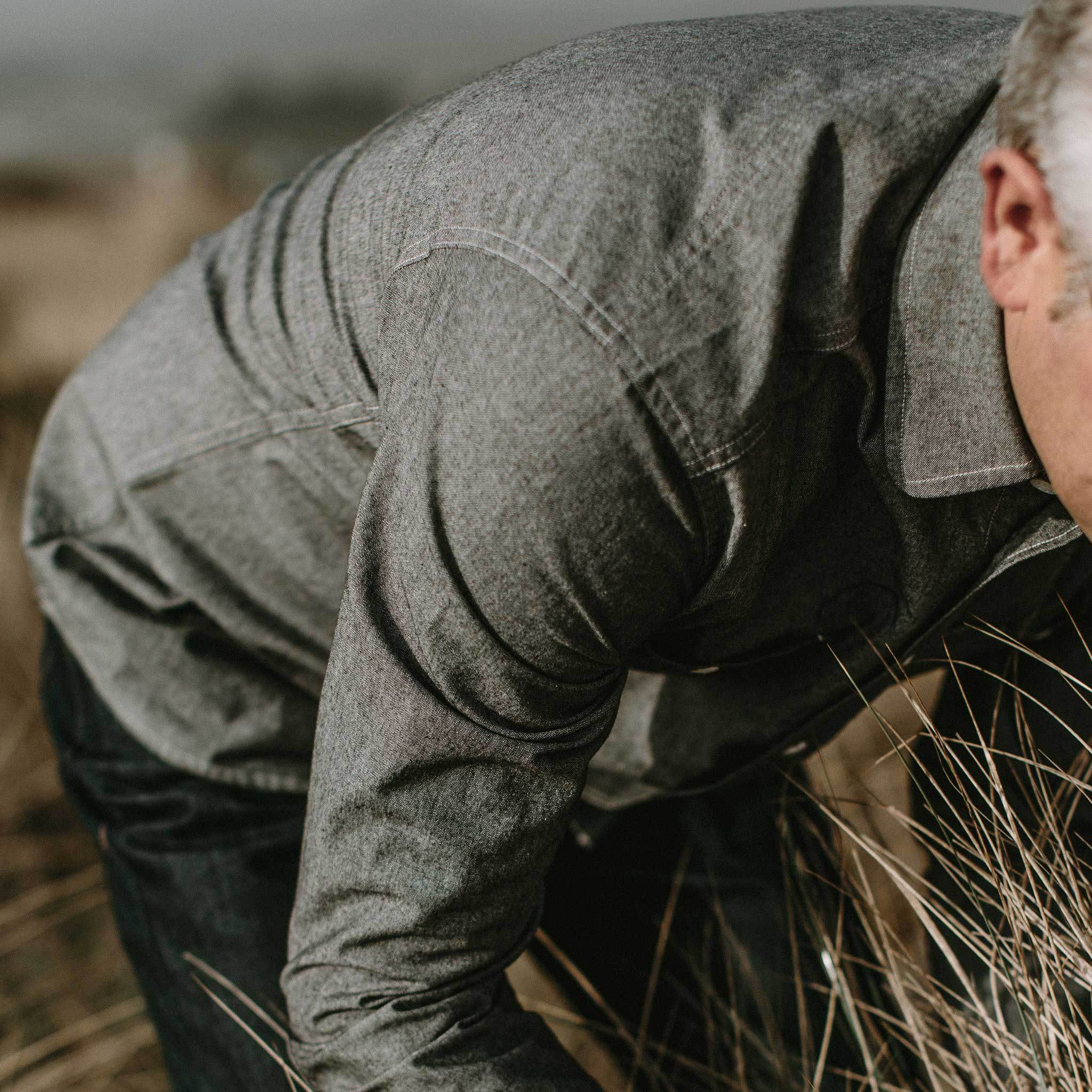The California in Charcoal Everyday Chambray