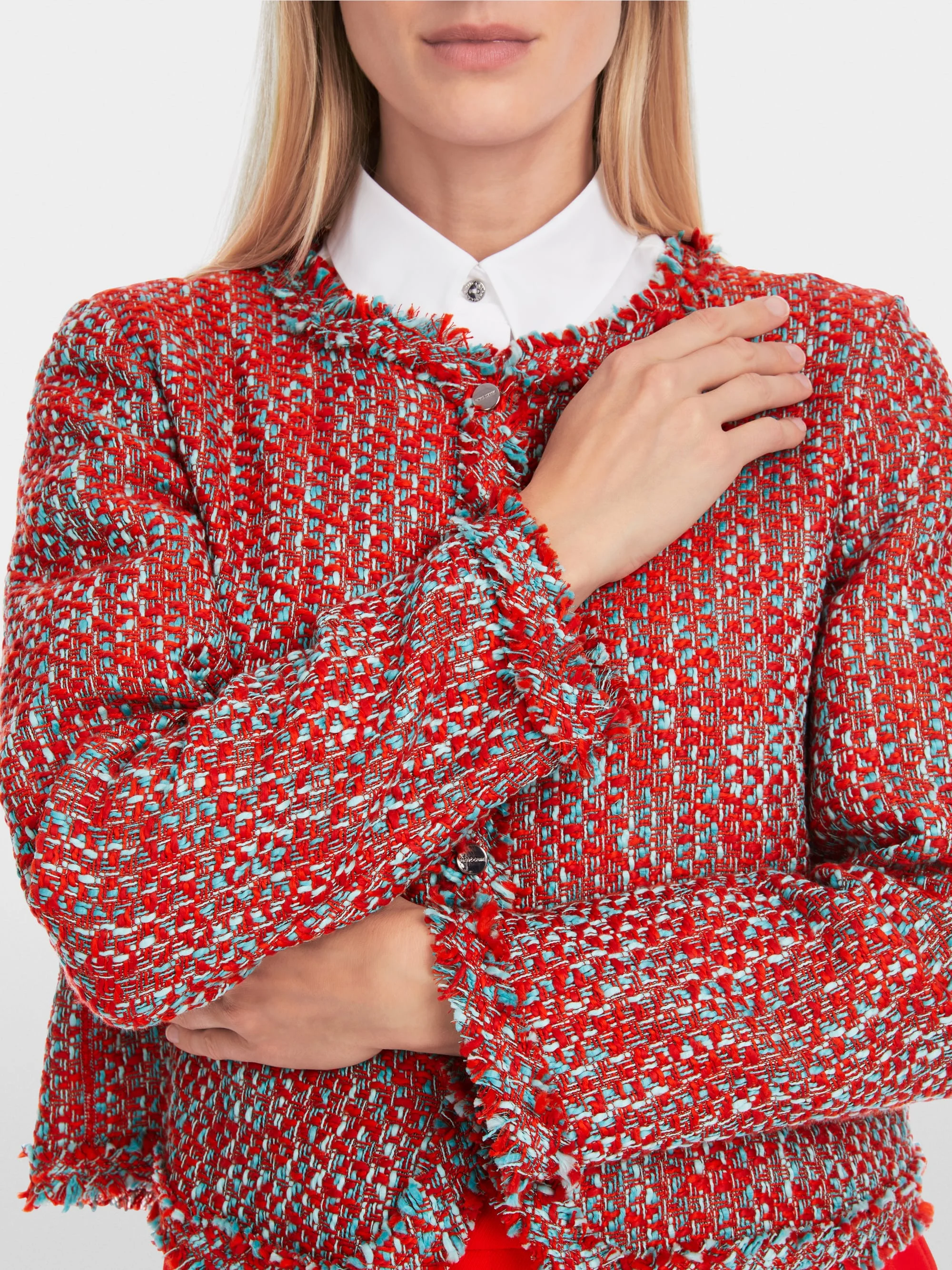 Marc-Cain Bolero in melé - 100% cotton