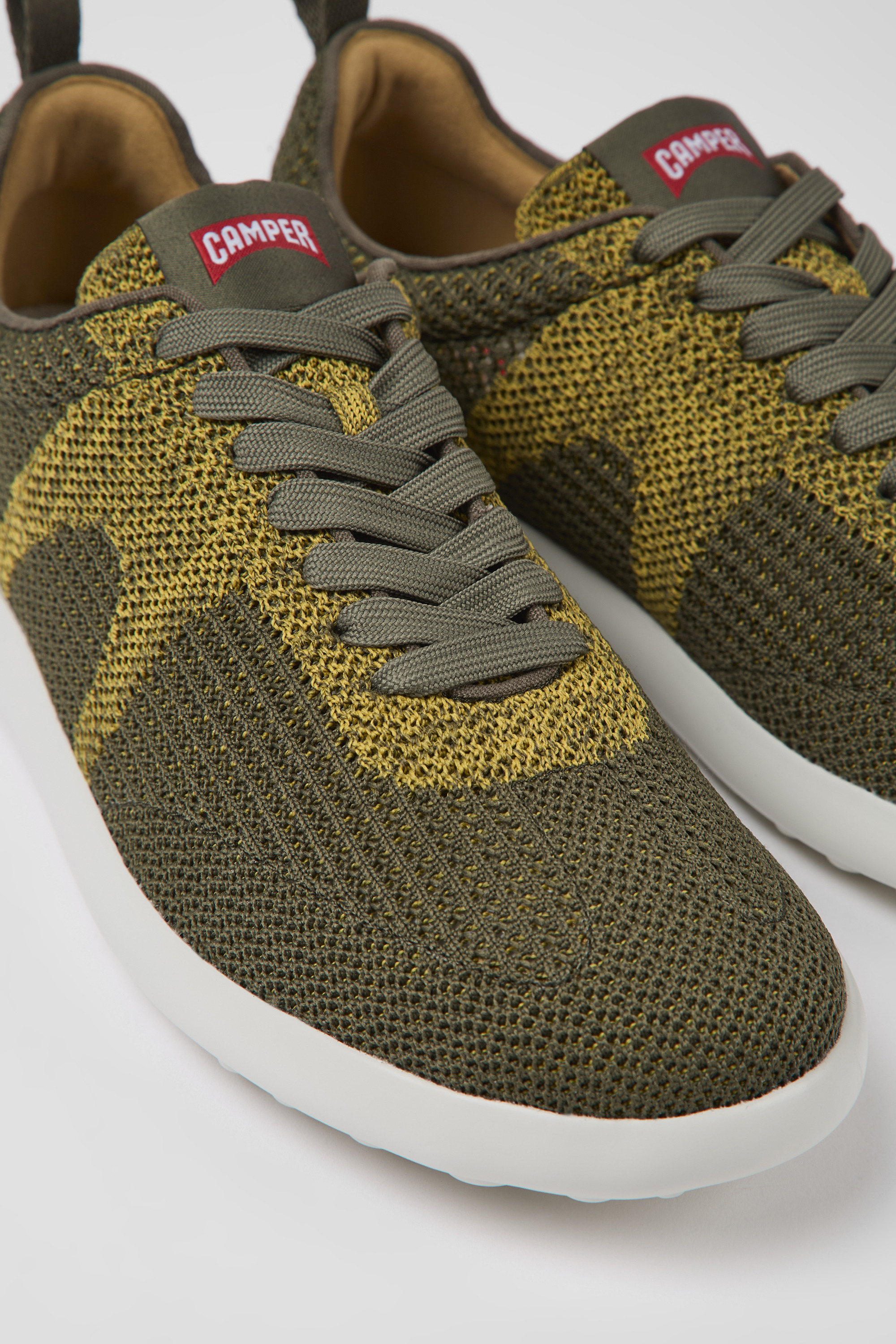 Pelotas XLite - Green and orange textile sneakers for men