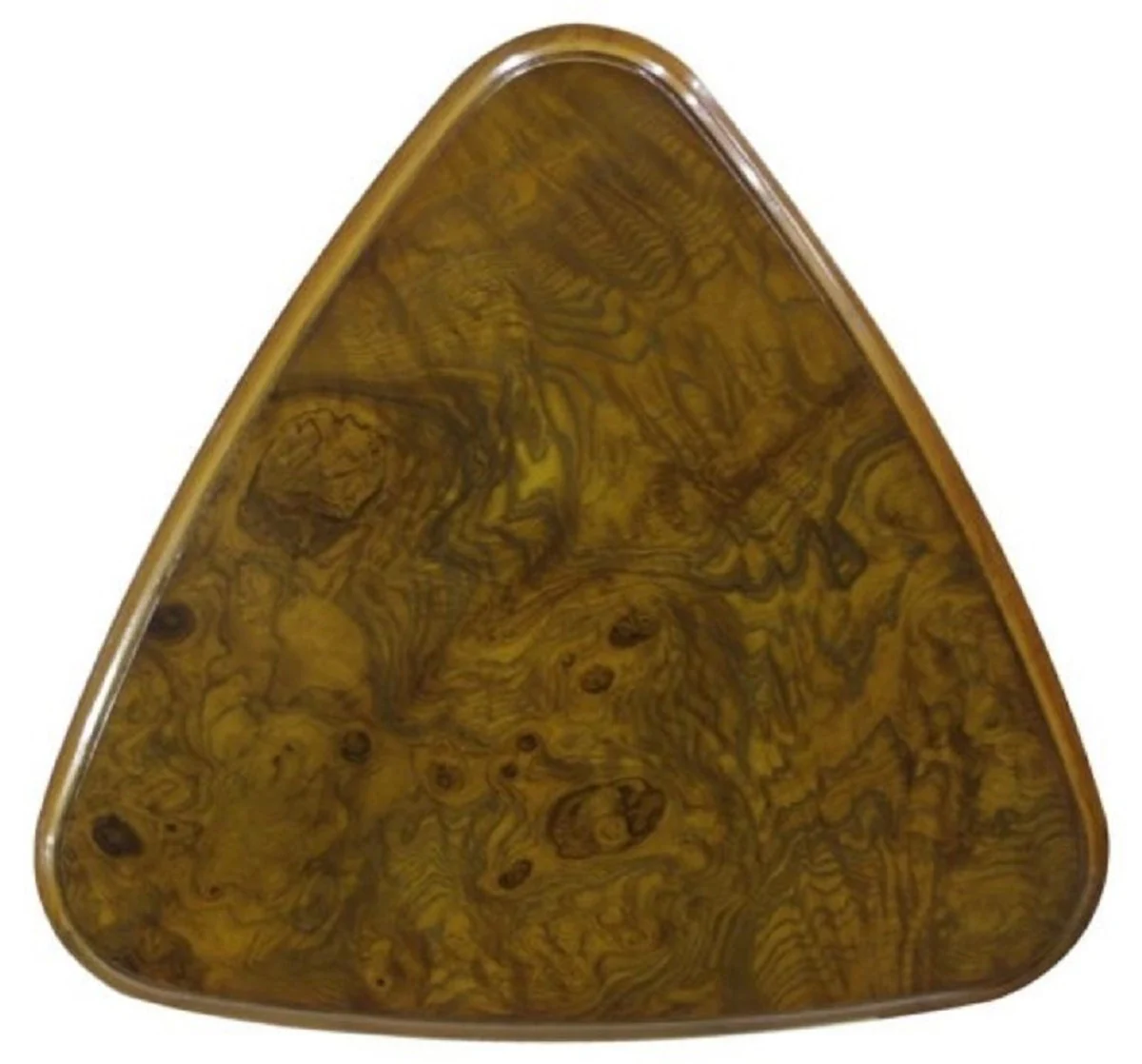 Casa Padrino conjunto de mesa auxiliar Art Nouveau de lujo marrón 65 x 61 x H. 70 cm - Muebles de Hotel