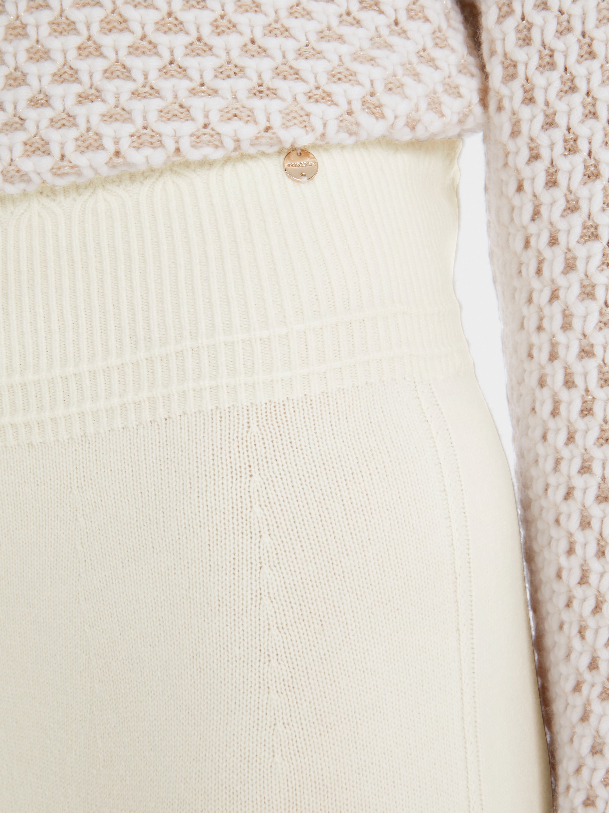 Marc-Cain Rethink Together slim knitted skirt