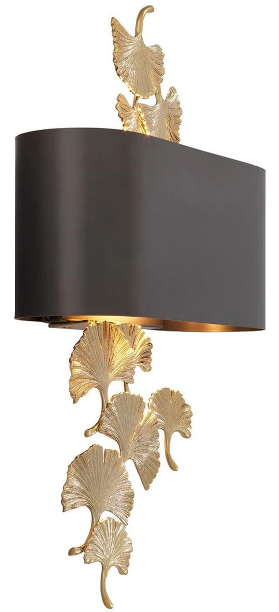 Casa Padrino lámpara de pared de diseño oro / bronce 36 x 13,5 x A. 61 cm - Lámpara de Pared para Hotel y Restaurante - Calidad de Lujo