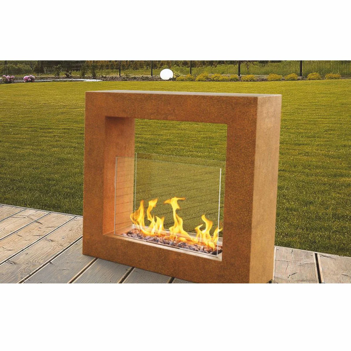 Casa Padrino Chimenea de Bioetanol de Decoraci¨®n de Jard¨ªn 70 cm - Accesorios de Jard¨ªn y Patio