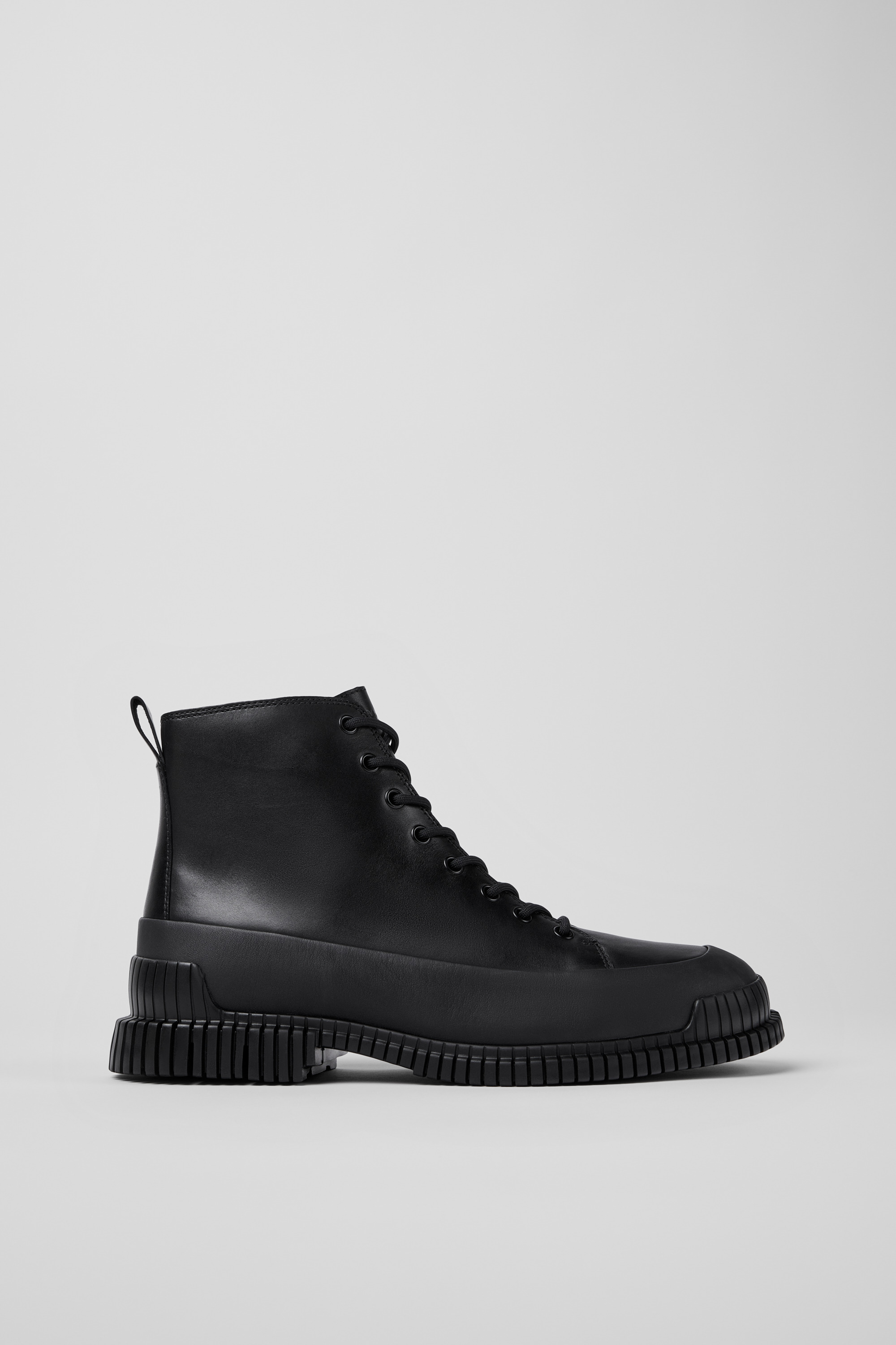 Pix - Smart black lace up boot for men