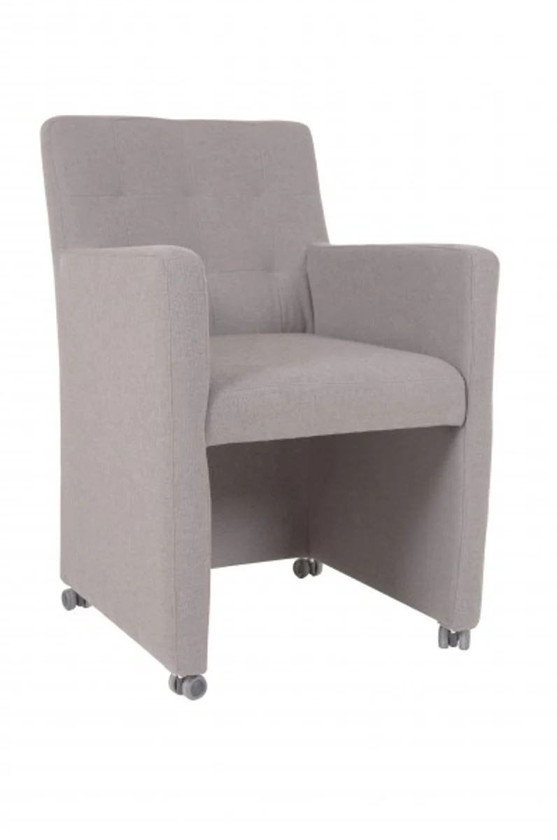 Casa Padrino Designer Dining chair / modef 319 Grey - Hotel Facilities - Rollbar