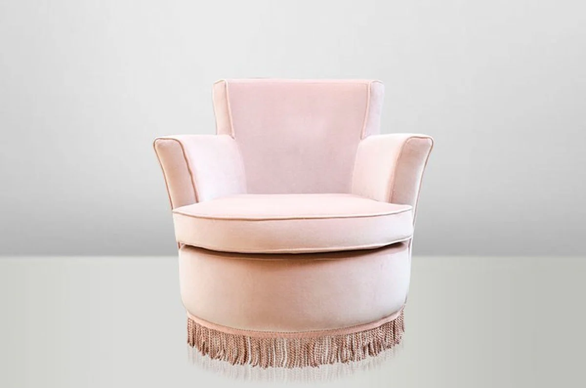 Casa Padrino luxury Art Deco Lounge Chair Rosa - Luxury Collection - Art Nouveau - Belle Epoque