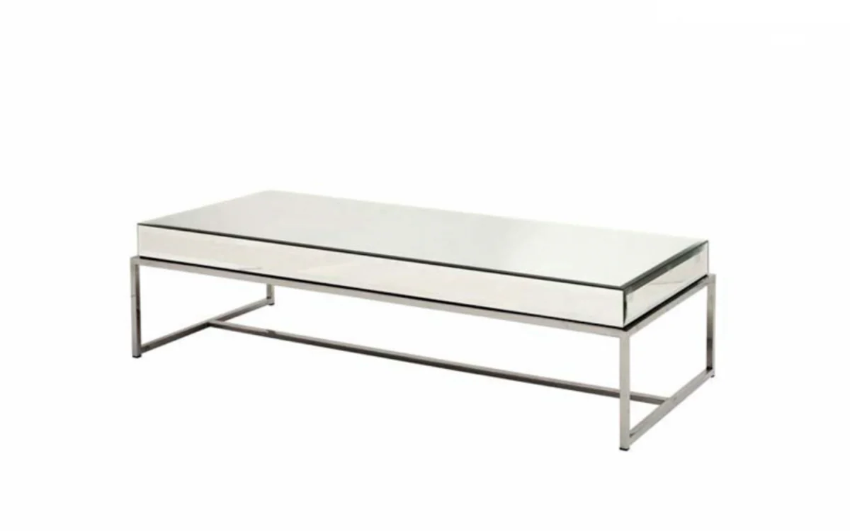 Casa Padrino Art Deco luxury coffee table 150 x 70 x H. 40 cm - living room coffee table - Living Room Table Furniture