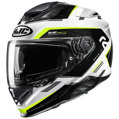 CASCO HJC RPHA 71 ELLON - NEGRO / BLANCO / AMARILLO