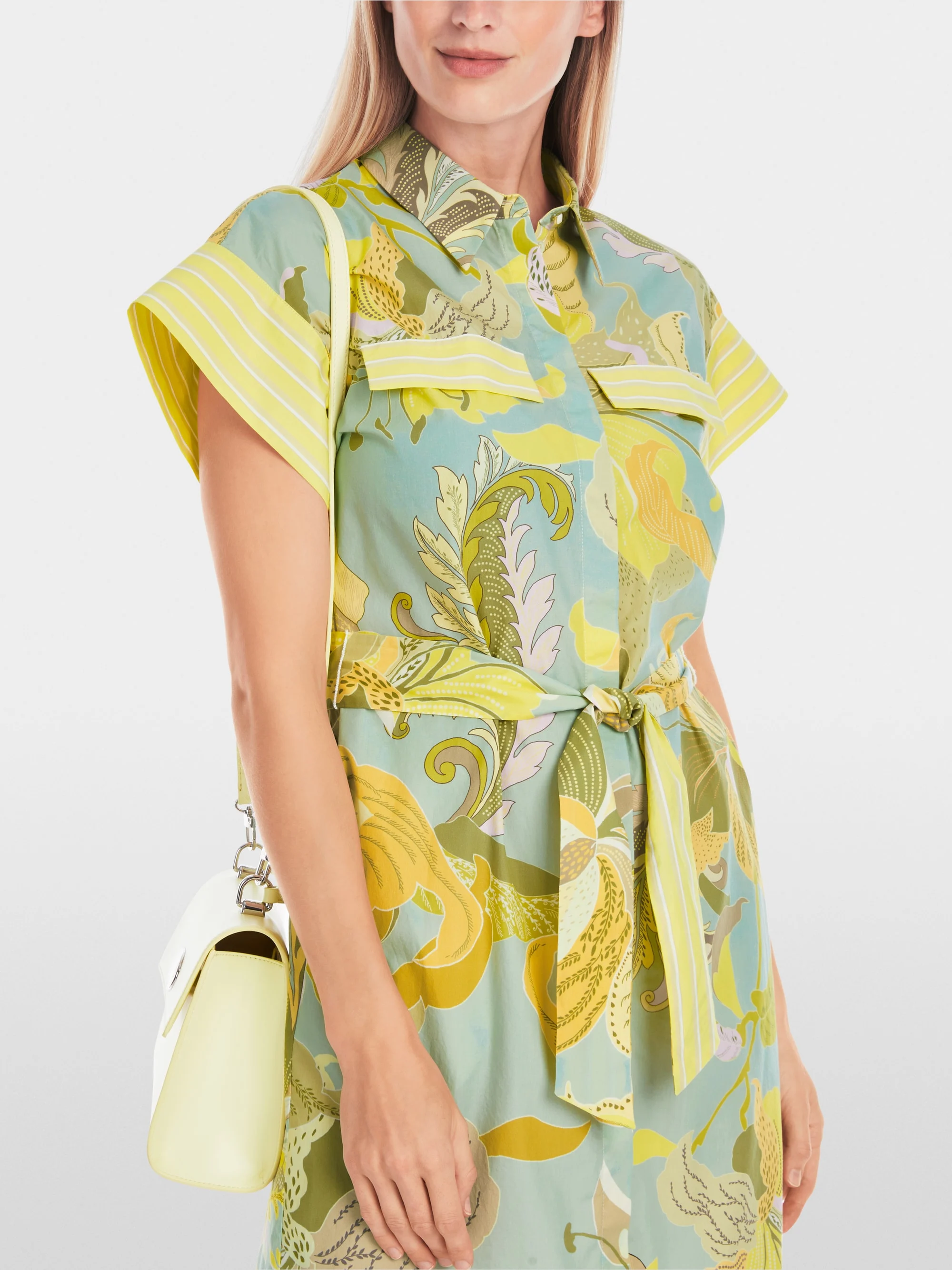 Marc-Cain Short shirt dress in material mix