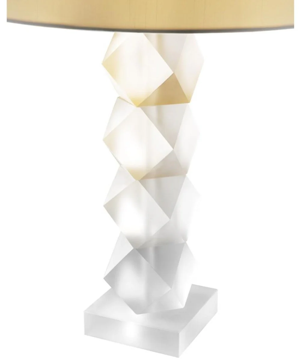 Casa Padrino dise?ador vidrio esmerilado l¨¢mpara de mesa 16 x 48 x H. 84 cm - Hotel restaurant table lamp