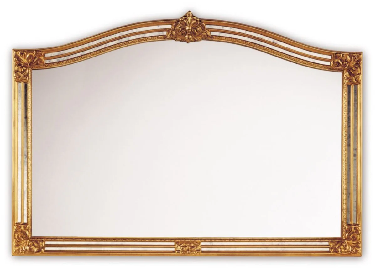 Casa Padrino espejo de pared de estilo barroco oro 129 x H. 89 cm - Muebles de Hotel y Restaurante