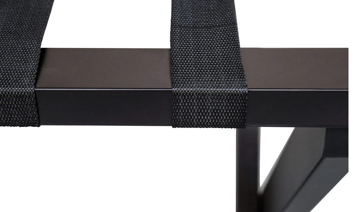 Casa Padrino luxury luggage rack black 70 x 41 x H. 61 cm - Hotel Furniture & Accessories