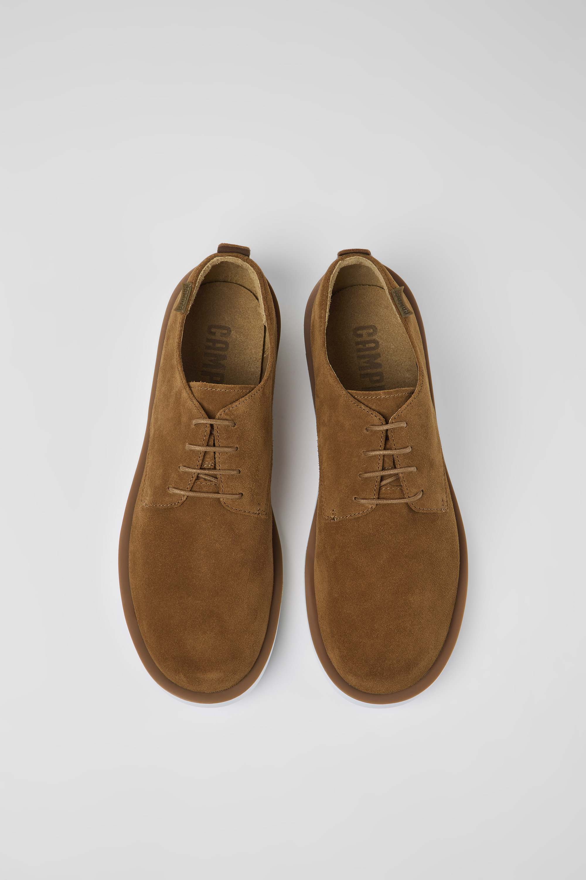 Wagon - Brown nubuck shoes for men