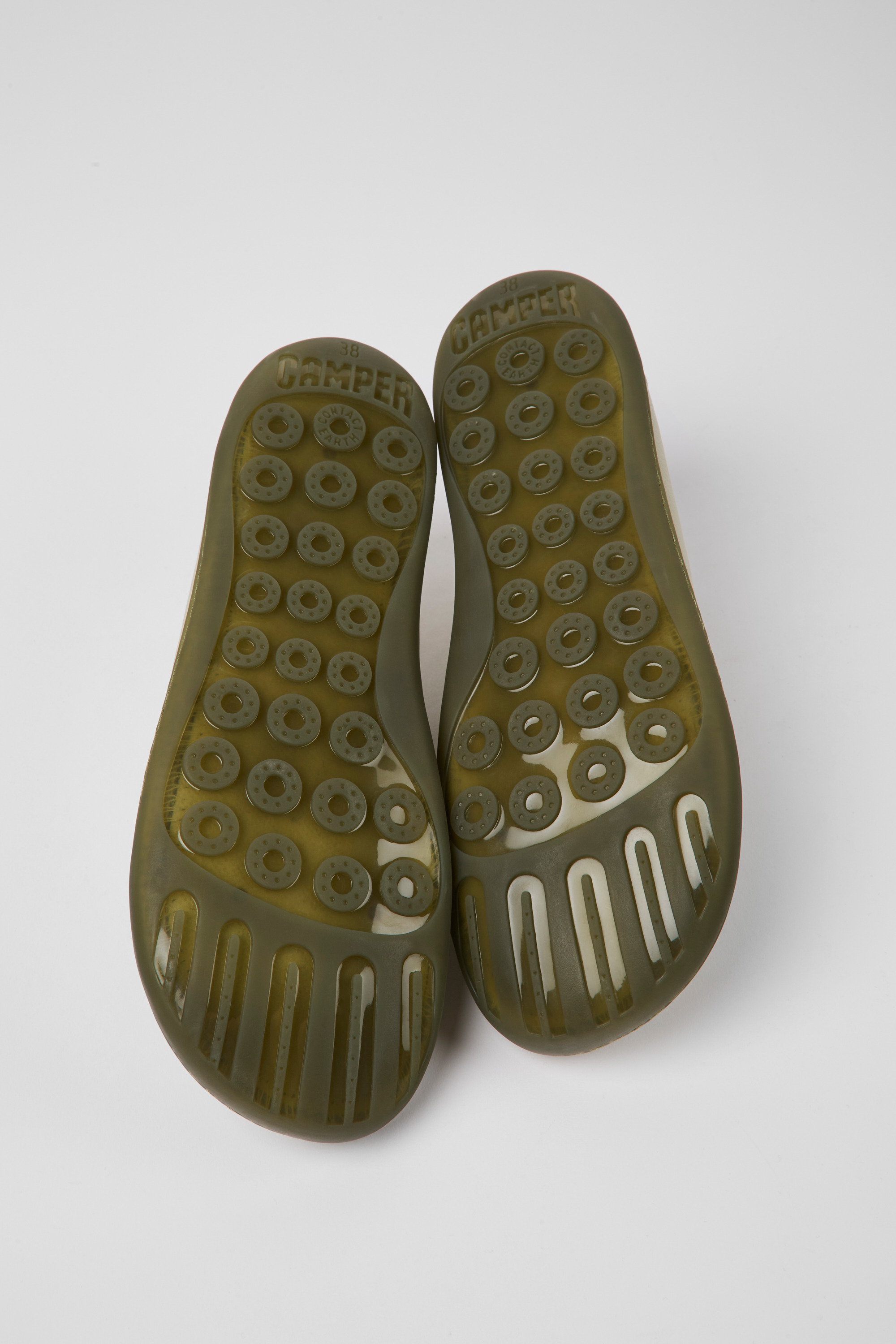 Peu - Gray leather shoes for women