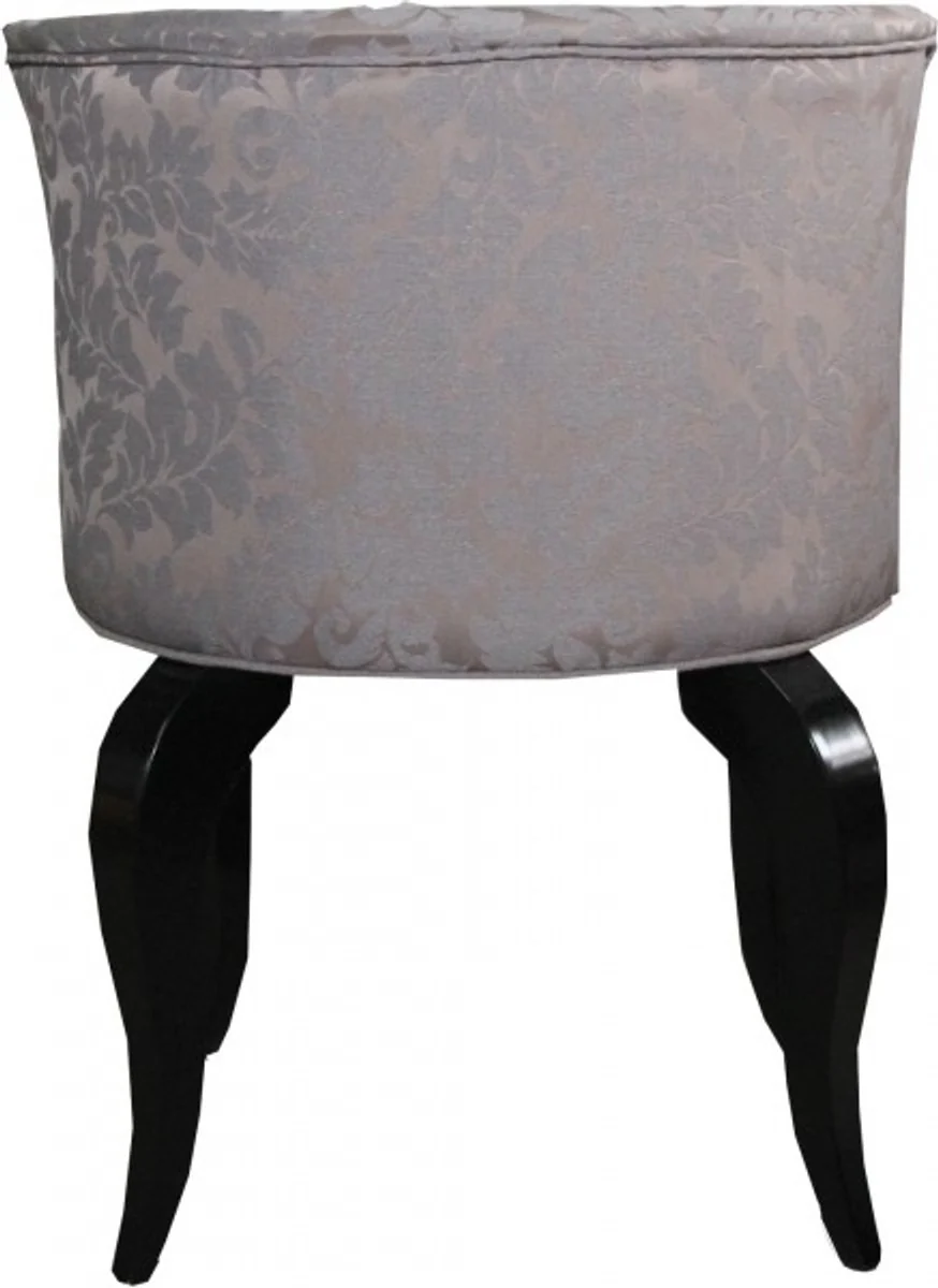 Patr¨®n Casa Padrino barroco Sal¨®n de la silla de Brown / Negro - sillones de dise?o - Calidad de lujo