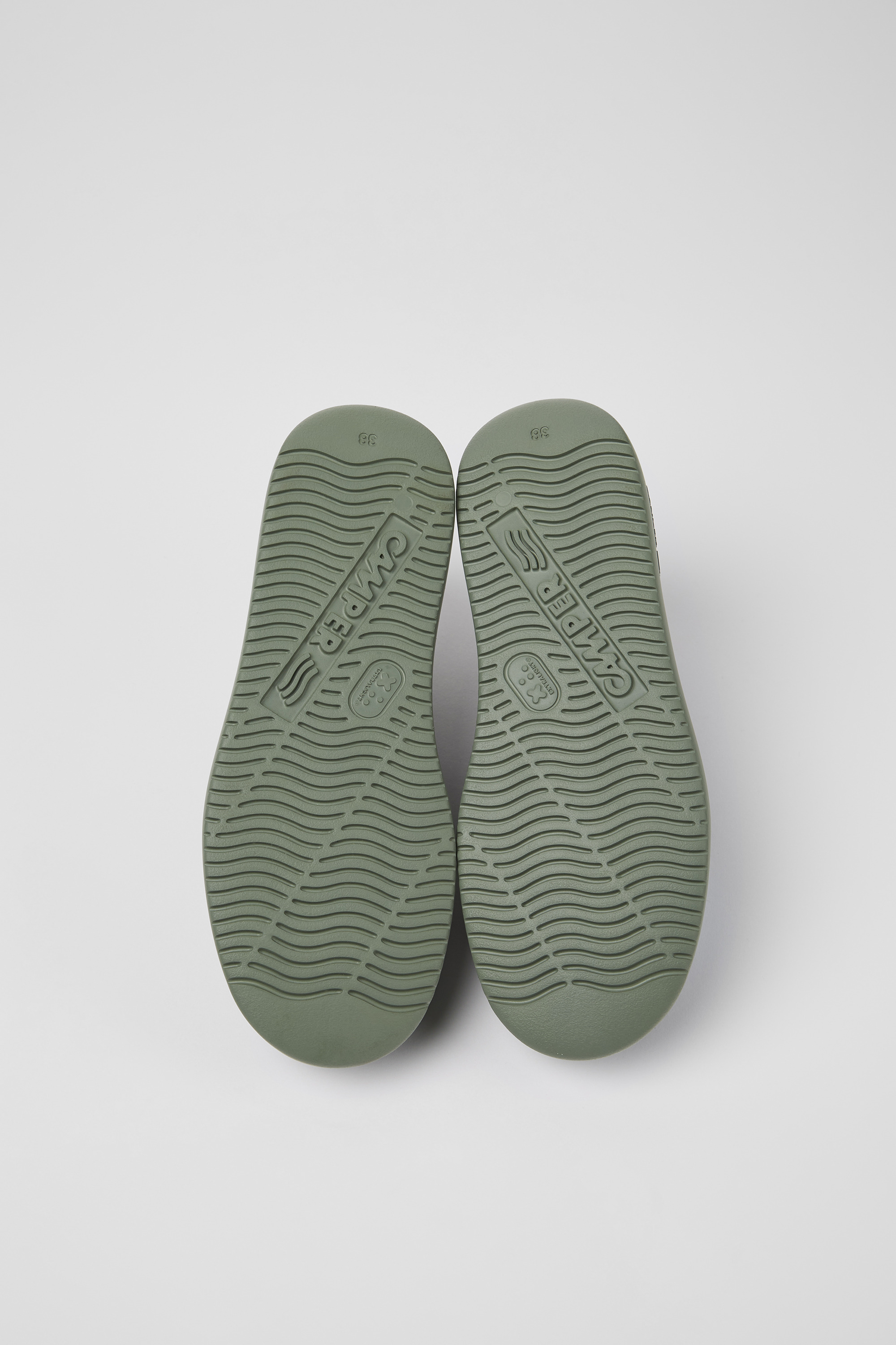 Twins - Black leather and nubuck sneakers for women