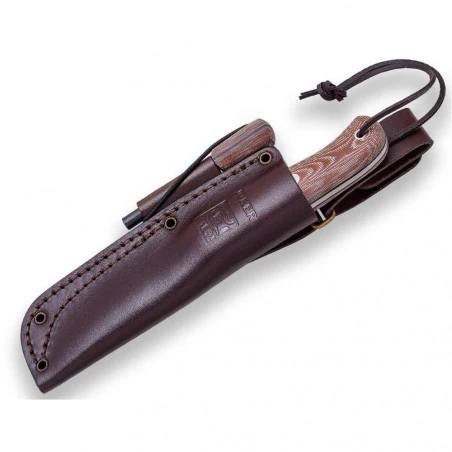 Joker neck knife Avispa Scandi Nogal - Cuchillo bushcraft cuello