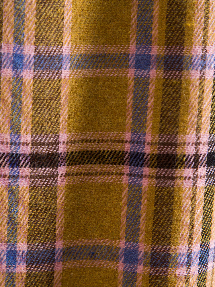 Long Sleeve Button Up Plaid Shirt