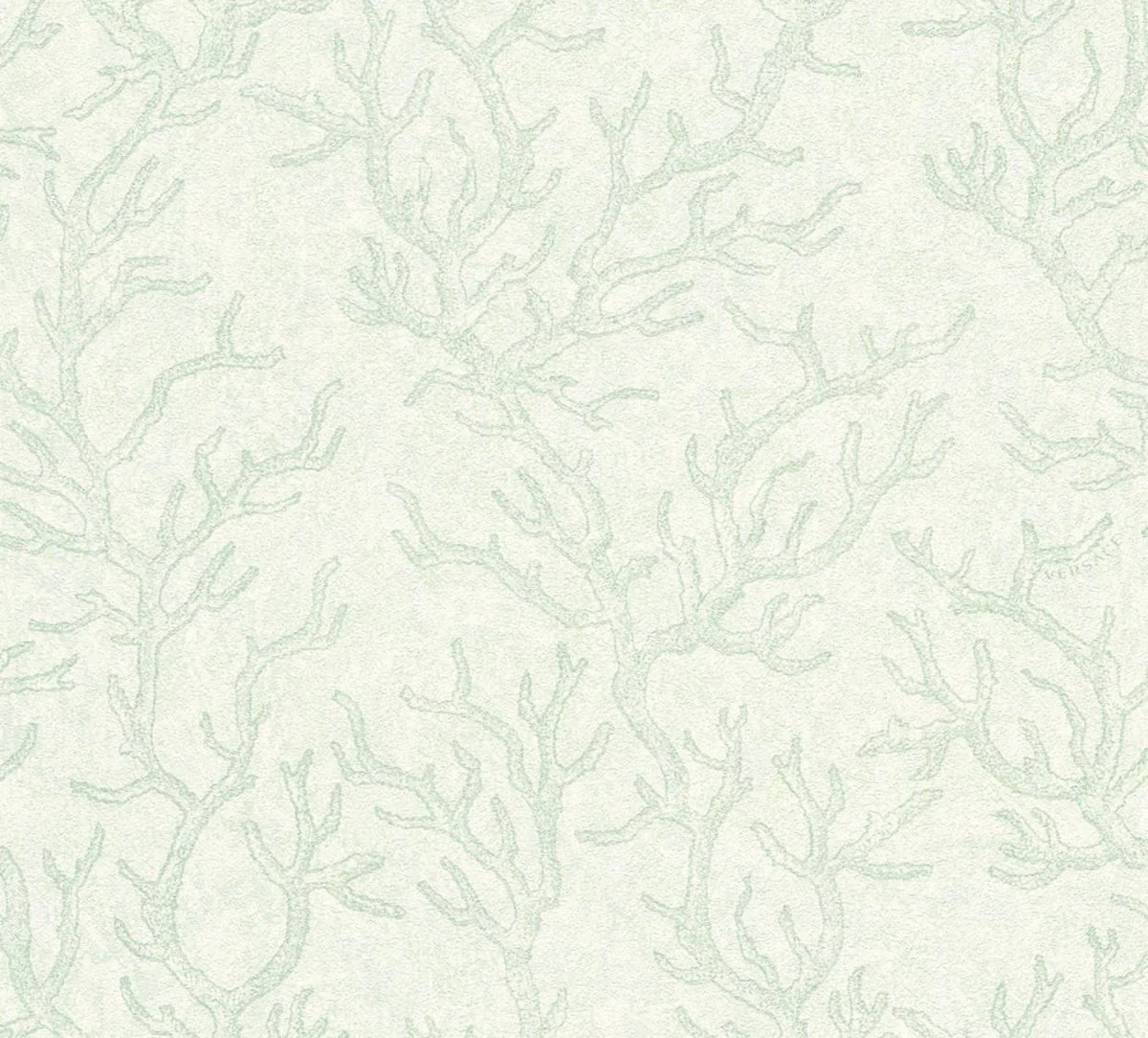 Papel pintado no tejido barroco diseñador Versace Les Etoiles de la Mer 344973 verde - Design Papel Pintado - Alta Calidad