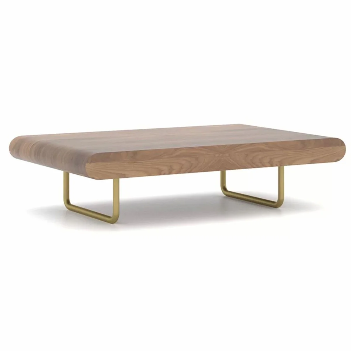 Casa Padrino mesa de centro de lujo marr¨®n / lat¨®n 140-210 cm - Mesa de sal¨®n extensible