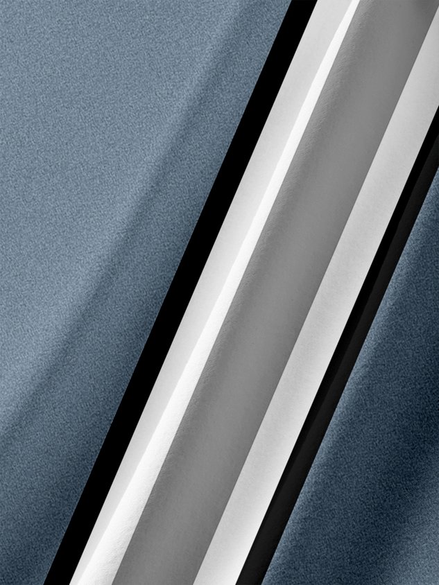 Striped Chest Pocket Short Sleeve Bowling Shirt