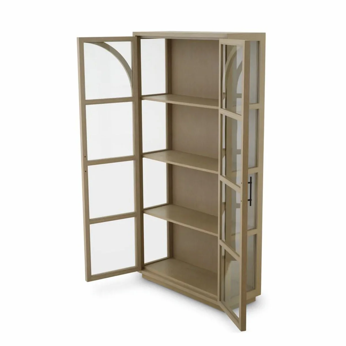 Casa Padrino vitrina de lujo beige / bronce 118 x 44,5 x A. 210 cm - Luxury Interior