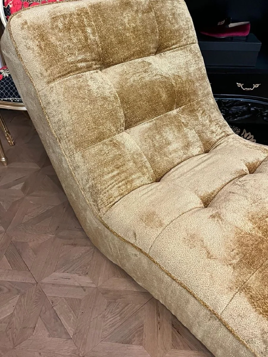Casa Padrino chaise longue tumbona relax de lujo oro 170 cm