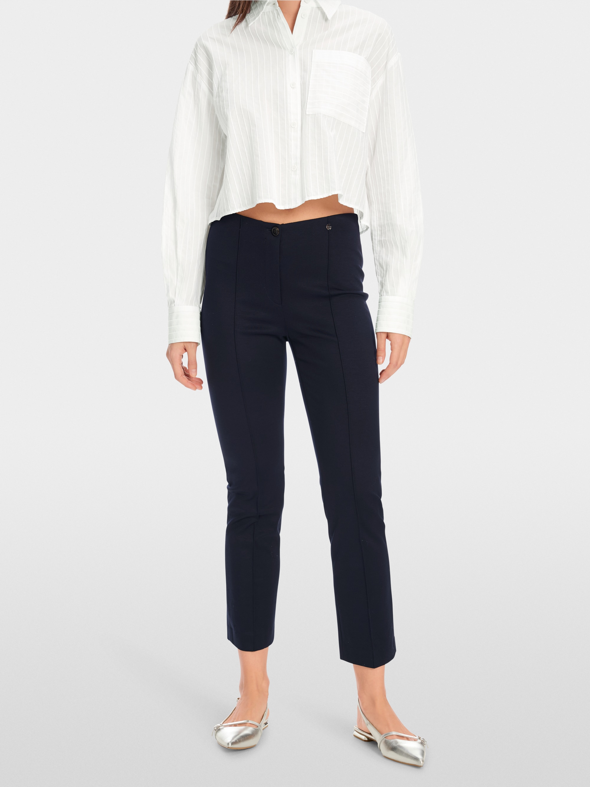 Marc-Cain 7/8 trousers in fine jersey