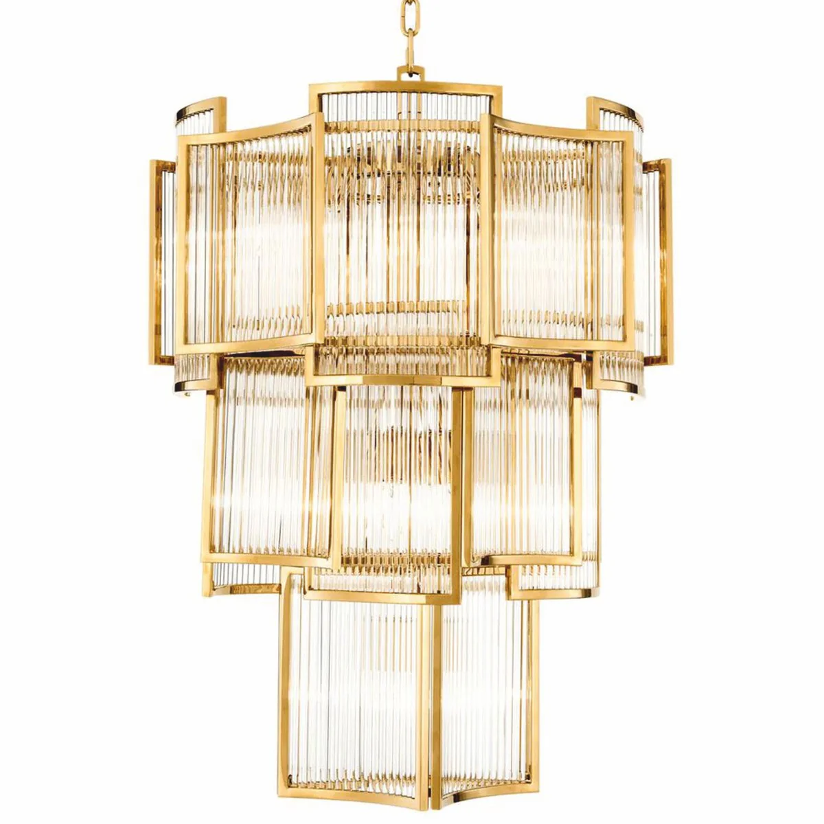 Casa Padrino ara?a de luces de lujo oro ? 58 x A. 84 cm - L¨¢mpara de ara?a para hotel y restaurante