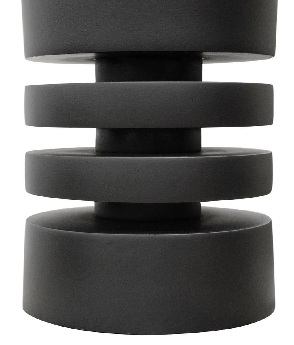 Casa Padrino l¨¢mpara de mesa de dise?o mate negro 60,5 x H. 90 cm - muebles del restaurante del hotel