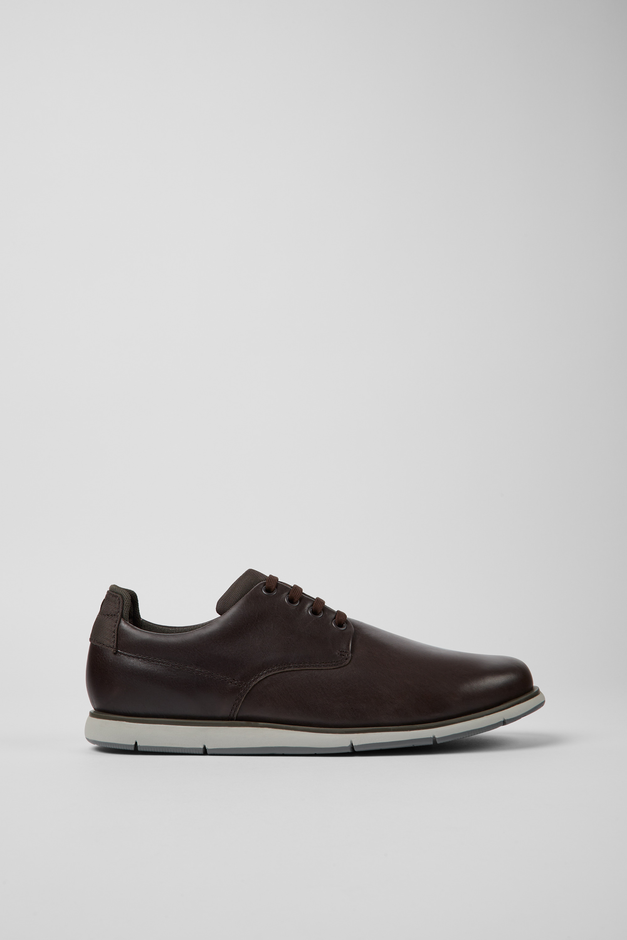 Smith - Brown leather shoes for men