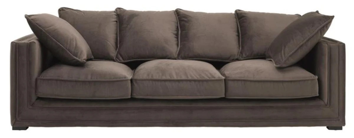 Casa Padrino de dise?o de lujo 3 sof¨¢ marr¨®n - muebles de hotel de lujo