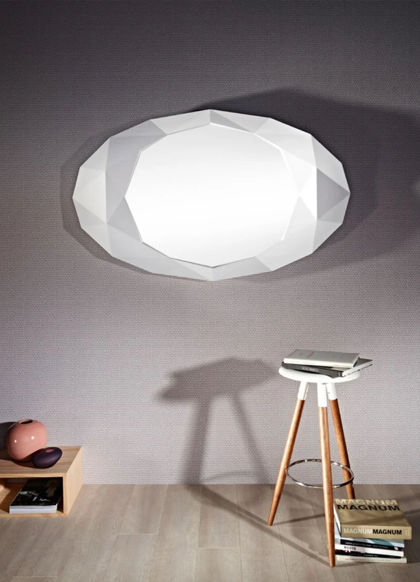 Casa Padrino hotel de dise?o espejo blanco mate 93 x H. 152 cm - Mobiliario de Hotel