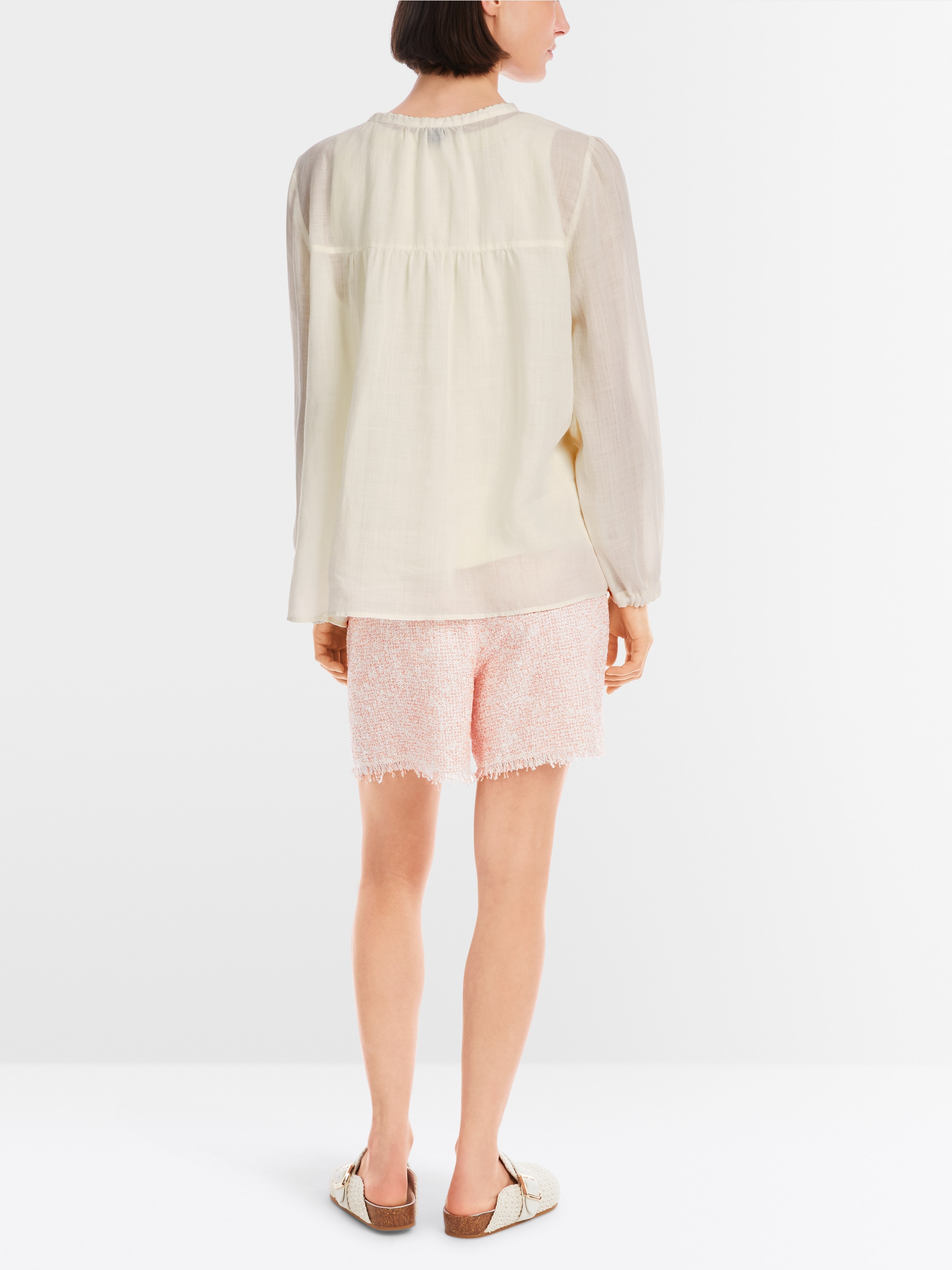 Marc-Cain Delicate blouse with tassels