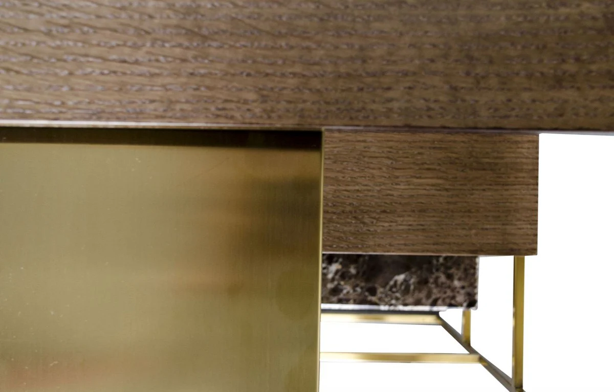 Casa Padrino mesa auxiliar de diseño de lujo oro 45 x 45 x H. 80.5 cm - Muebles de Diseño