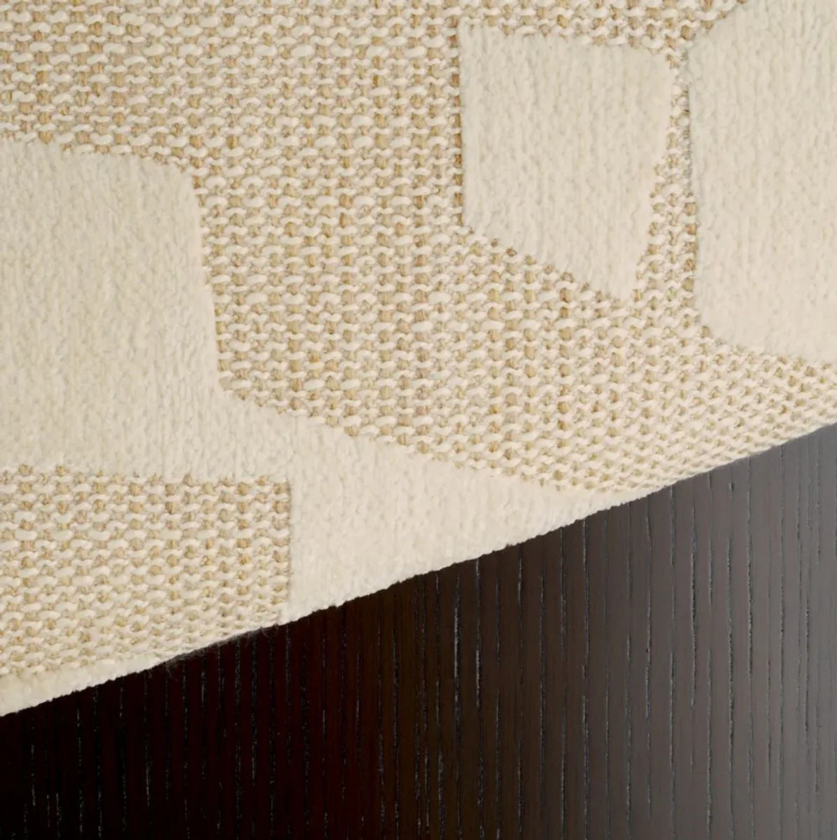 Casa Padrino banco de lujo arena / negro 140 cm - Muebles de hotel