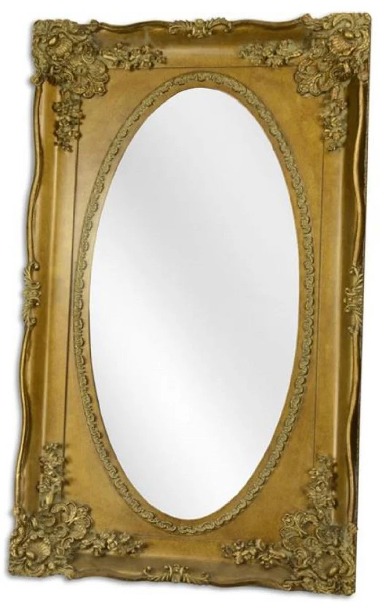 Casa Padrino espejo barroco oro 94 x A. 154,5 cm - Espejo de pared ovalado magn¨ªfico en estilo barroco