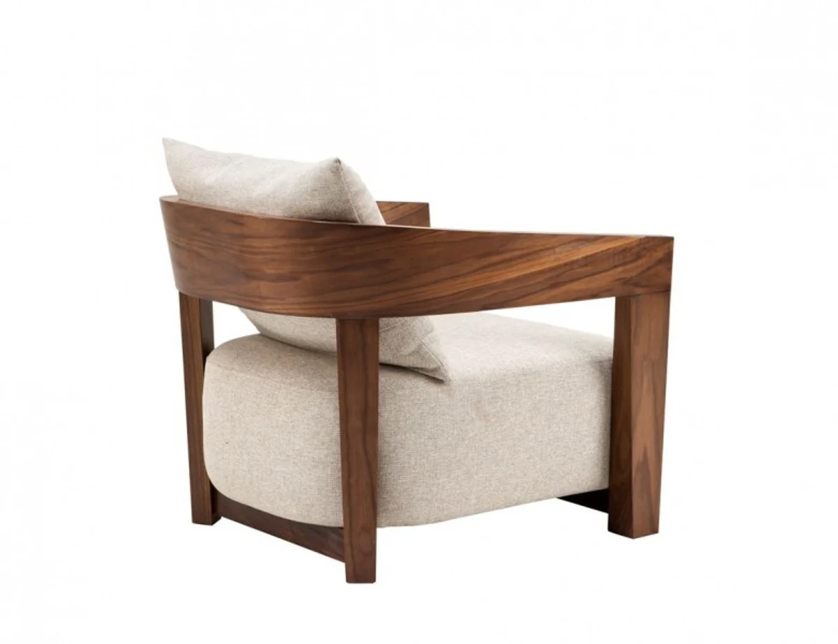 Casa Padrino luxury art deco mahogany armchair - Luxury Hotel Furniture