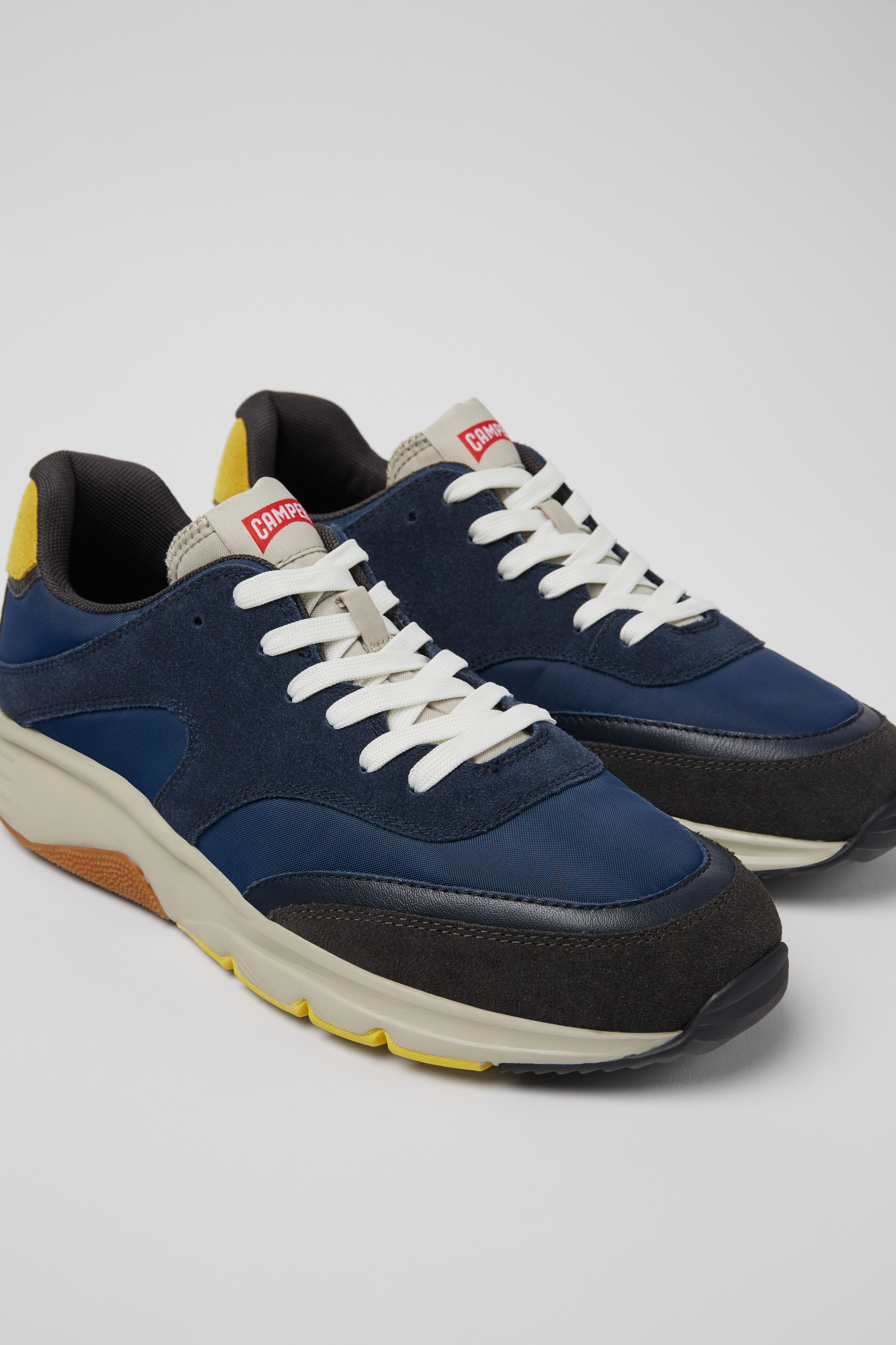 Drift - Multicolored textile and nubuck sneakers for men