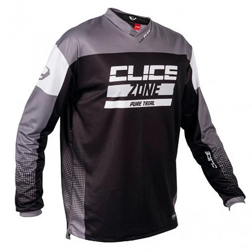 CAMISETA TRIAL CLICE ZONE 18 GRIS
