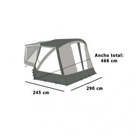Avancé Comanche Montana Explorer II greyline - Para Remolque Tienda