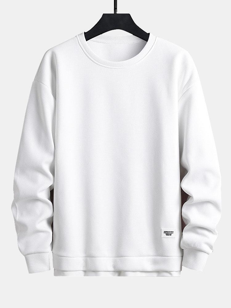 Two Layer Waffle Sweatshirt