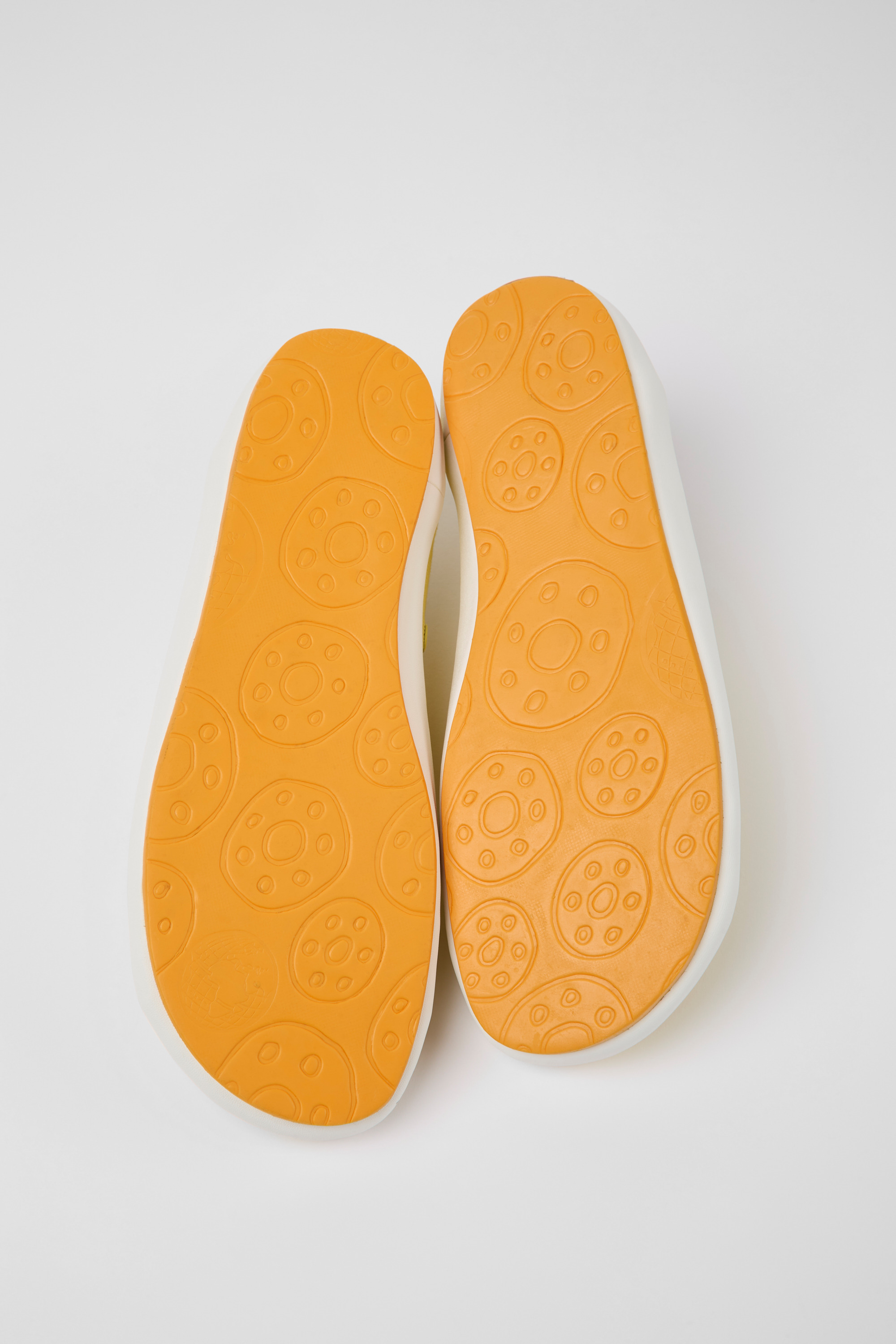 Peu Rambla - Yellow textile sneakers for women